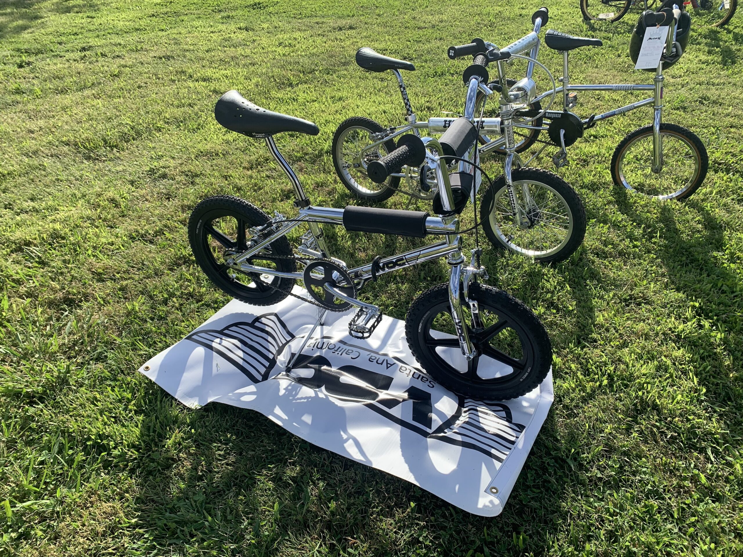 Vintage BMX bike on display at Frogtown Classic Bike Show