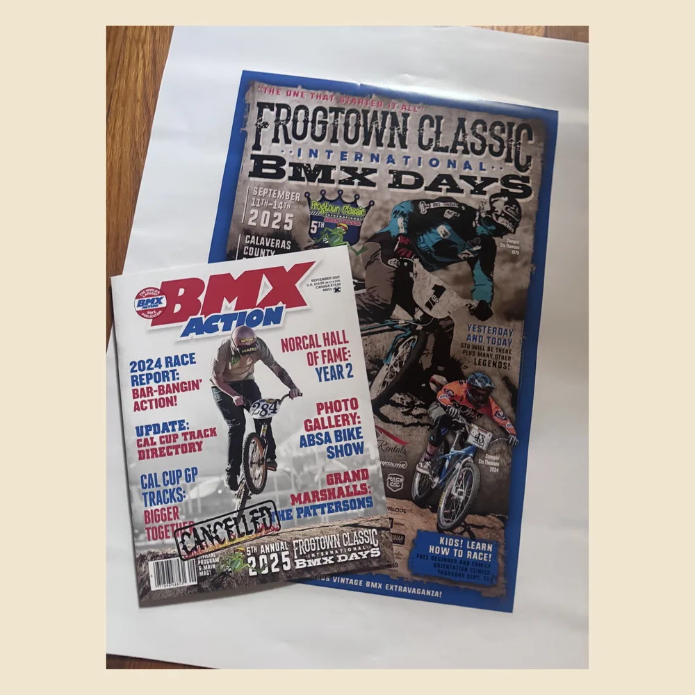 2025 BMX Action Event Program and Poster